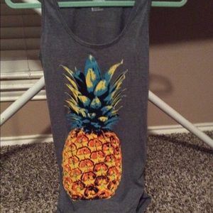 Pineapple maternity tank